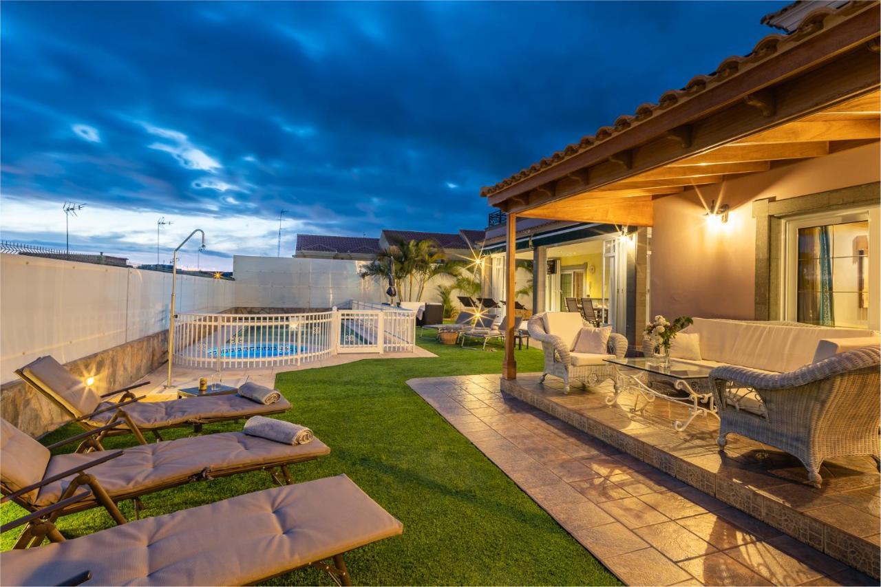 Villa Dalara Maspalomas, Private Pool And Jacuzzi Маспаломас Екстер'єр фото